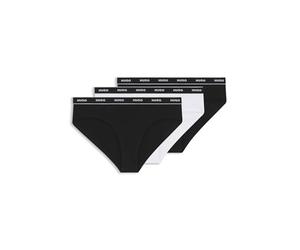 Hugo Triplet Brief Stripe Lettre, Open Miscellaneous970, M (Lot de 3) Femme