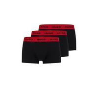 HUGO Trunk Triplet Pack Caleçon Boxeur, noir2, L Homme
