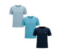 Hugo - TShirtRN 3P Classic - Homme - Tops - Bleu - Taille: M