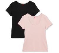 HUGO Twin RN sous-vêtements_T_Shirt, Black6, M Femme