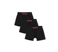 Hugo G01348 Boxers 3 Units Noir 14 Years Garçon