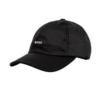 Hugo, unisex, Accessoires, Noir, Taille: ONE Size Casquette moderne en sergé de coton avec logo en métal