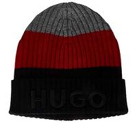 HUGO Unisexe x565-4 Bonnet, Noir 1, Taille Unique Homme