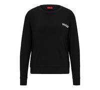 HUGO Unite_ls-Shirt Pyjama_Longsleeve, Noir 1, XL Femme