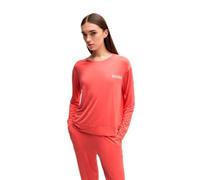 Hugo Unite_LS T-Shirt à Manches Longues pour Femme, Rouge Clair/Pastel Red632, M