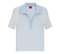 Hugo - V-neck Tricots - Femme - Pulls - Bleu - Taille: 42 FR