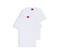 Hugo T-shirt homme Men V – col V – Blanc (White 100) – Taille L