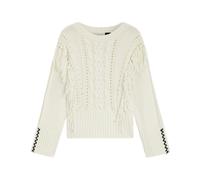 Hugo - Vesta Round-Neck Tricots - Femme - Pulls - Blanc - Taille: 42 FR