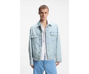 HUGO Veste à coupe ample en denim bleu vintage - Style Kirkby, 50555991 bleu clair M