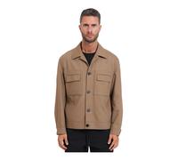 Hugo - Veste ajustée en sergé infroissable - Homme - Vestes - Beige - Taille: M