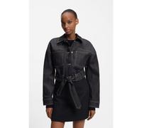 HUGO Veste courte en denim selvedge japonais - Style Galata, 50558837 Bleu foncé XL