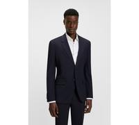 HUGO Veste de costume Modern en laine mélangée stretch - Style Karl253X-MH, 50540159 Bleu foncé 48