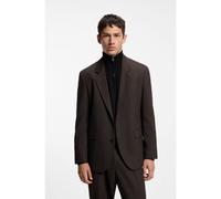HUGO Veste de costume Modern en twill stretch performant - Style Karlo243X, 50544622 Marron 48