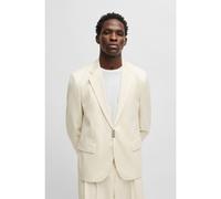 HUGO Veste de costume Slim avec fermeture logotée métallique - Style Hans251, 50532931 Blanc 48