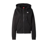 HUGO Veste de survêtement 'Dalfine' noir / blanc, Taille L