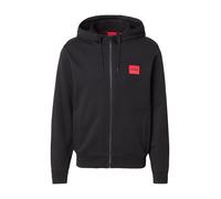 HUGO Veste de survêtement 'Daple' rouge / noir, Taille XS