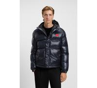 HUGO Veste déperlante à étiquette logotée - Style Baro2531_IN, 50554374 Bleu foncé XL