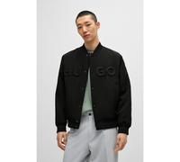 HUGO Veste déperlante avec logo en gomme - Style Bozo2511, 50530782 Noir M