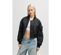 HUGO Veste déperlante avec poche Happy HUGO attachée - Style Foraia-1_B, 50542360 Noir XS