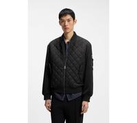 HUGO Veste déperlante en matières mélangées - Style Bilaro2631, 50562737 Noir S