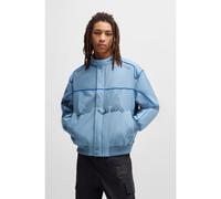 HUGO Veste déperlante HUGO x RB à motif taureau graphique en dégradé - Style BAX_RB, 50548608 bleu clair XXL