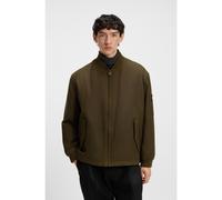 HUGO Veste en coton ciré avec base ajustable - Style Bazer2531, 50541605 Marron XL