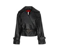 HUGO Veste en cuir LANITTE noir | XS