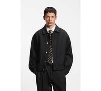 HUGO Veste en denim de coton à l’aspect brut - Style HUGO 093, 50568331 Noir L