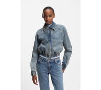 Hugo Gibiusa10276954 Blue Denim Jacket Bleu L Femme