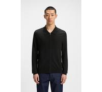 HUGO Veste en maille Regular zippée sur le devant - Style San Jean-CV, 50543769 Noir S