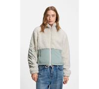 HUGO Veste en peluche color block avec logo brodé - Style Fulver-1_B, 50546382 Naturel XS