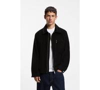 HUGO Veste en velours côtelé zippée avec poche poitrine - Style Braxton264W1, 50567791 Noir L