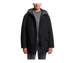 Hugo - Veste Entièrement Zippée Résistante à l'Eau - Homme - Vestes - Noir - Taille: L