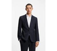 HUGO Veste Extra Slim en flanelle stretch performante chinée - Style Arti253F1X, 50547500 Bleu foncé 50