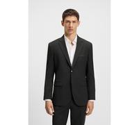HUGO Veste Extra Slim en popeline stretch à rayures tennis - Style Arti253X, 50546667 Gris sombre 54