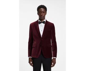 HUGO Veste Extra Slim en velours de coton - Style Arti264F2X, 50570542 Rose foncé 56