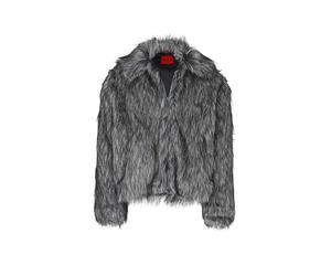HUGO Veste façon fourrure BAWO gris | L
