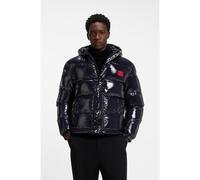 HUGO Veste matelassée déperlante à effet laqué - Style Baro2631_IN, 50576245 Bleu foncé M