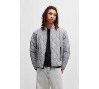 HUGO Veste matelassée déperlante avec badge logo - Style Boho2421, 50510242 Gris chiné XS