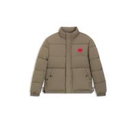 HUGO Veste matelassée déperlante avec patch logo - Style Balto2541, 50547887 Brun chiné S