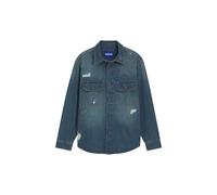 HUGO Veste mi-saison 'Ebolt_1' bleu foncé / noir / blanc, Taille M