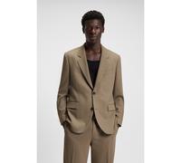 HUGO Veste Modern en twill stretch entièrement doublée - Style Karlo243X, 50538431 Brun chiné 44