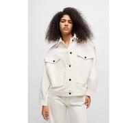 HUGO Veste Oversize en denim rigide blanc - Style Gatria, 50535349 Blanc M
