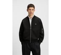 HUGO Veste Oversize en jersey de coton mélangé - Style Dargenzip, 50542590 Noir XL