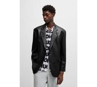 HUGO Veste Oversize en similicuir - Style Ulan251X_ALL, 50533338 Noir XS