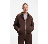 HUGO Veste Oversize en velours côtelé avec logo manuscrit - Style Airo-1-W_B, 50567670 Marron 44