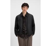 HUGO Veste Regular en coton ciré - Style Bapo2531, 50544628 Noir L
