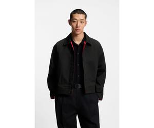 HUGO Veste Regular en denim japonais noir - Style HUGO 096/3, 50554213 Noir XL