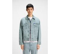 HUGO Veste Regular en denim rigide bleu clair - Style Dex, 50541706 bleu clair L