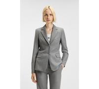 HUGO Veste Regular en flanelle stretch chinée - Style Agilena, 50547587 Gris 34